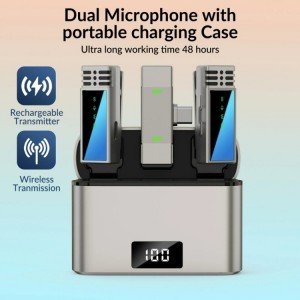 JMARY MW-15 USB-C vezeték nélküli mikrofon-1