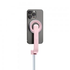 Spigen S570W Bluetooth-os selfie bot és MagSafe tripod - rózsaszín-8
