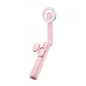 Spigen S570W Bluetooth-os selfie bot és MagSafe tripod - rózsaszín-5