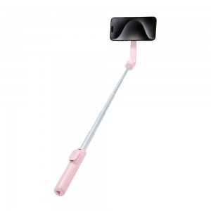 Spigen S570W Bluetooth-os selfie bot és MagSafe tripod - rózsaszín-2