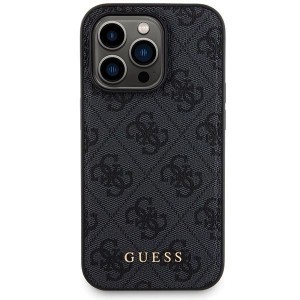 Guess 4G Metal Logo Case Set iPhone 14 Pro Max tok + 5000mAh MagSafe Powerbank - Fekete