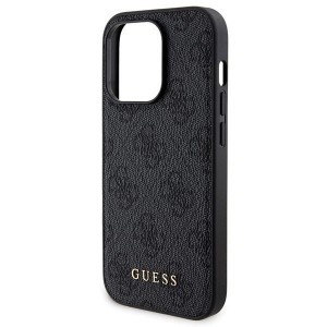 Guess 4G Metal Logo Case Set iPhone 14 Pro Max tok + 5000mAh MagSafe Powerbank - Fekete