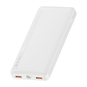 Baseus Bipow gyors töltésű power bank 10000mAh 20W fehér (Overseas Edition) + USB-A - Micro USB kábel 0.25m fehér (PPBD050502)-16
