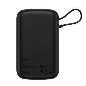 Powerbank 10000mAh 20W Baseus Qpow Pro Overseas Edition + USB-C 3A kábel - Fekete