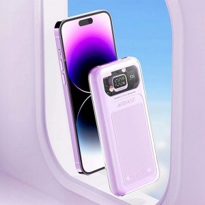 Acefast powerbank 10000mAh Sparkling Series gyors töltés 30W lila (M1)