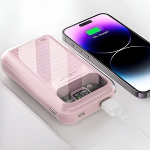 Acefast powerbank 20000mAh Sparkling Series gyors töltés 30W rózsaszín (M2)