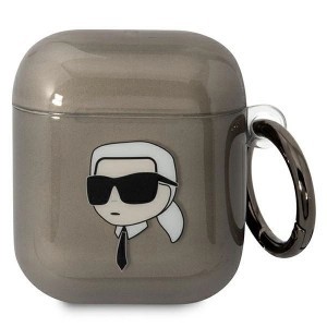 Karl Lagerfeld KLA2HNIKTCK AirPods 1/2 fliptok fekete/fekete Karl`s Head