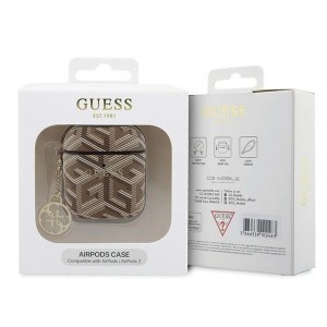 Guess GUA2PGCE4CW tok AirPods 1/2-höz - barna GCube Charm