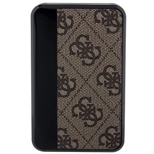Guess Powerbank 18W GUPB10DP4GEGW 10000mAh barna/barna 4G Bőr Fém Logó-3