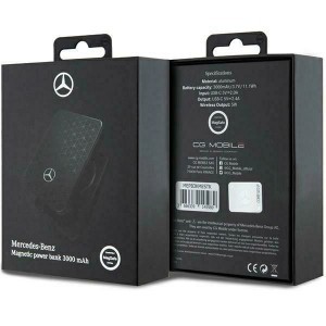 Powerbank Mercedes Csillag Minta MagSafe 5W 3000mAh - fekete-4