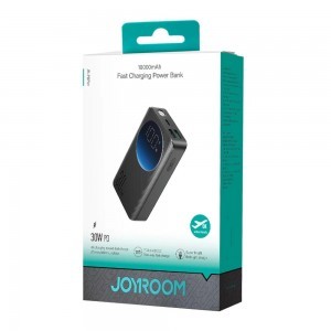 Joyroom powerbank 10000mAh 30W fekete (JR-PBF01)