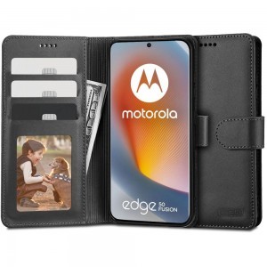 Tech-Protect Wallet puzdro Motorola Edge 50 Fusion 5G - čierna