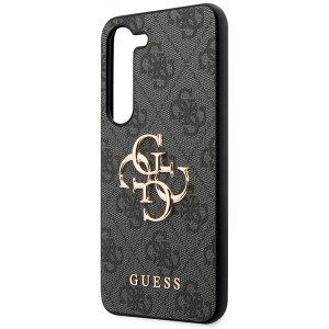 Original GUESS tok - keménytok 4G Big Metal Logo GUHCSA354GMGGR Samsung Galaxy A35 fekete