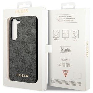 Original Case GUESS - hardcase 4G Charms Collection GUHCSA35GF4GGR for Samsung Galaxy A35 black tok