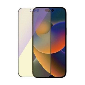 PanzerGlass Ultra-Wide Fit antibakteriális edzett üveg kékfény szűrővel és pozicionálóval iPhone 14 Pro Max üvegfólia