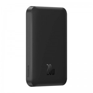 Baseus Mágneses Mini Powerbank, 5000mAh, USB-C 20W (fekete)-7