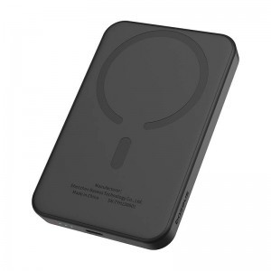 Baseus Mágneses Mini Powerbank, 5000mAh, USB-C 20W (fekete)-5