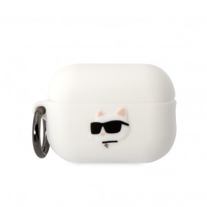 Karl Lagerfeld 3D Logo NFT Choupette Head szilikon tok AirPods Pro 2 fehér