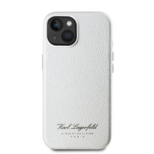 Karl Lagerfeld Grained PU Hotel RSG tok iPhone 15 szürke