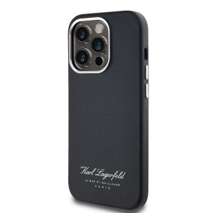 Karl Lagerfeld Grained PU Hotel RSG tok iPhone 14 Pro Max fekete