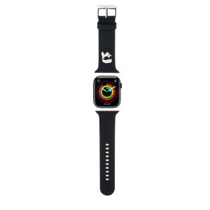 Karl Lagerfeld Karl Head NFT Watch Strap Apple Watch 42/44/45/49 Fekete