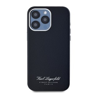 Karl Lagerfeld Grained PU Hotel RSG tok iPhone 15 Pro Max fekete