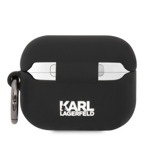 Karl Lagerfeld 3D Logo NFT Karl Head Silicone AirPods Pro tok Fekete