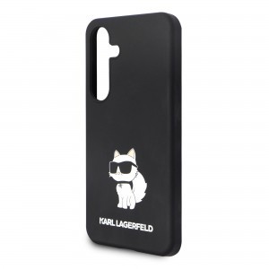 Karl Lagerfeld Liquid Silicone Choupette NFT tok Samsung Galaxy S24 fekete