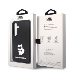 Karl Lagerfeld Liquid Silicone Choupette NFT tok Samsung Galaxy S24 fekete