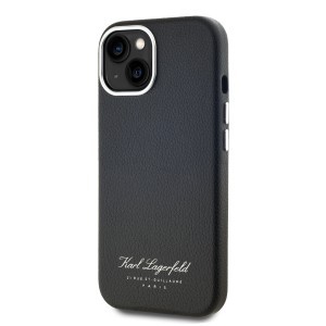 Karl Lagerfeld Grained PU Hotel RSG tok iPhone 13-hoz Fekete