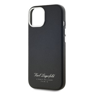 Karl Lagerfeld Grained PU Hotel RSG tok iPhone 13-hoz Fekete