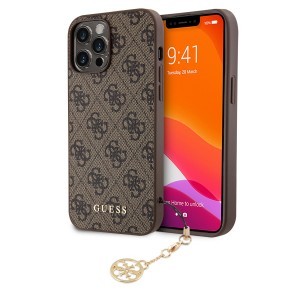 Guess 4G Charm tok iPhone 13 Pro Max Tone on Tone Brown