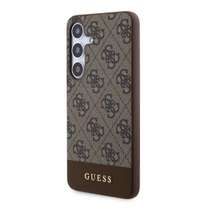 Guess PU 4G Stripe tok Samsung Galaxy S24+ Brown