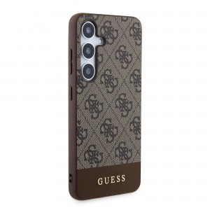 Guess PU 4G Stripe tok Samsung Galaxy S24+ Brown