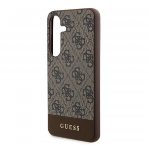 Guess PU 4G Stripe tok Samsung Galaxy S24+ Brown