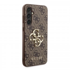 Guess PU 4G Metal Logo tok Samsung Galaxy S23 FE Brown