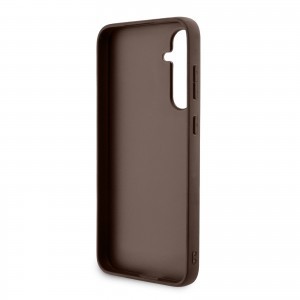 Guess PU 4G Metal Logo tok Samsung Galaxy S23 FE Brown