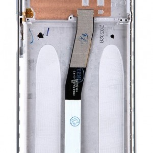 LCD kijelző + Érintőpanel + Előlap Xiaomi Redmi Note 9 Pro/9S/9 Pro Max készülékhez, Glacier White színben