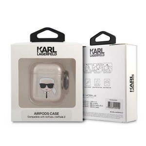 Karl Lagerfeld KLA2UKHGD AirPods tok aranyszínű/csillogó Karl`s Head