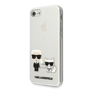 Karl Lagerfeld KLHCI8CKTR iPhone 7/8/SE 2020 / SE 2022 tok Transparent Karl & Choupette