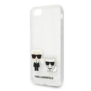 Karl Lagerfeld KLHCI8CKTR iPhone 7/8/SE 2020 / SE 2022 tok Transparent Karl & Choupette