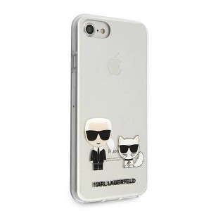 Karl Lagerfeld KLHCI8CKTR iPhone 7/8/SE 2020 / SE 2022 tok Transparent Karl & Choupette