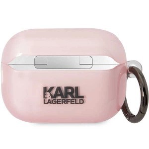 Karl Lagerfeld KLAP2HNCHTCP Airpods Pro 2 cover rózsaszín/rózsaszín Ikonik Choupette tok