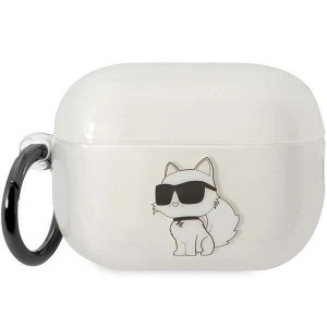 Karl Lagerfeld KLAP2HNCHTCT Átlátszó AirPods Pro 2 tok Ikonik Choupette