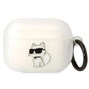 Karl Lagerfeld KLAPHNCHTCT AirPods Pro tok transparent Ikonik Choupette