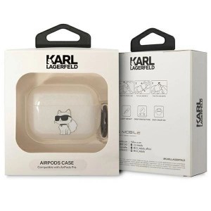 Karl Lagerfeld KLAPHNCHTCT AirPods Pro tok transparent Ikonik Choupette