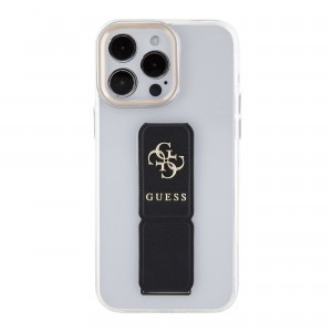 Guess PU Grip Stand 4G Metal Logo iPhone 15 Pro Max tok