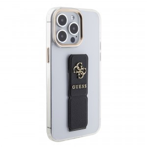 Guess PU Grip Stand 4G Metal Logo iPhone 15 Pro Max tok