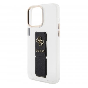 Guess PU Grip Stand 4G Metal Logo iPhone 15 Pro Max tok