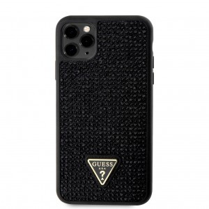 Guess Rhinestones Triangle Metal Logo iPhone 11 Pro Max tok